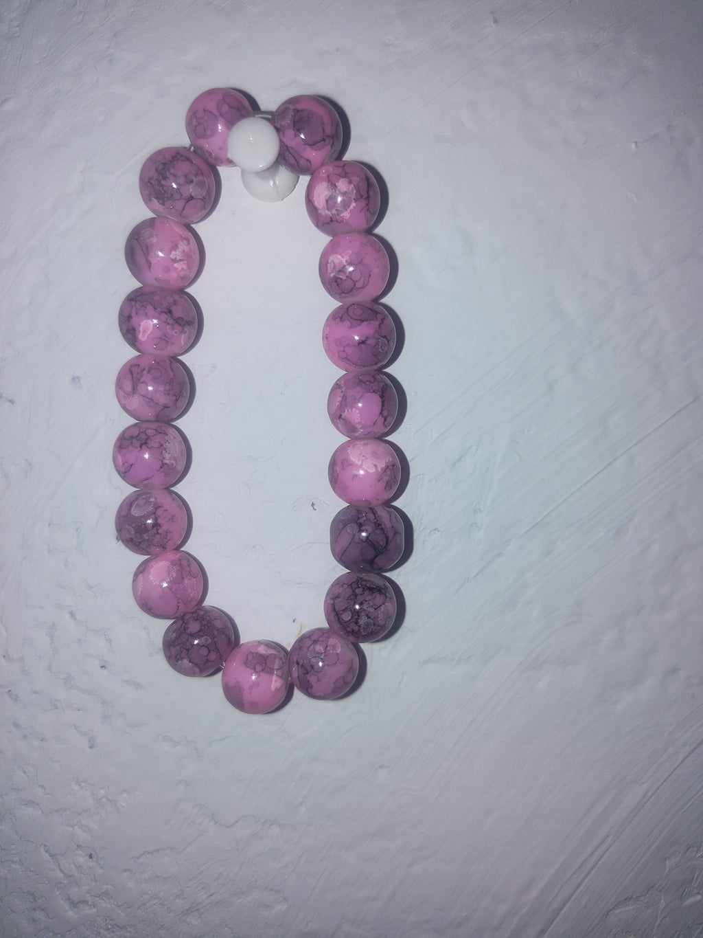Glass beaded bracelet