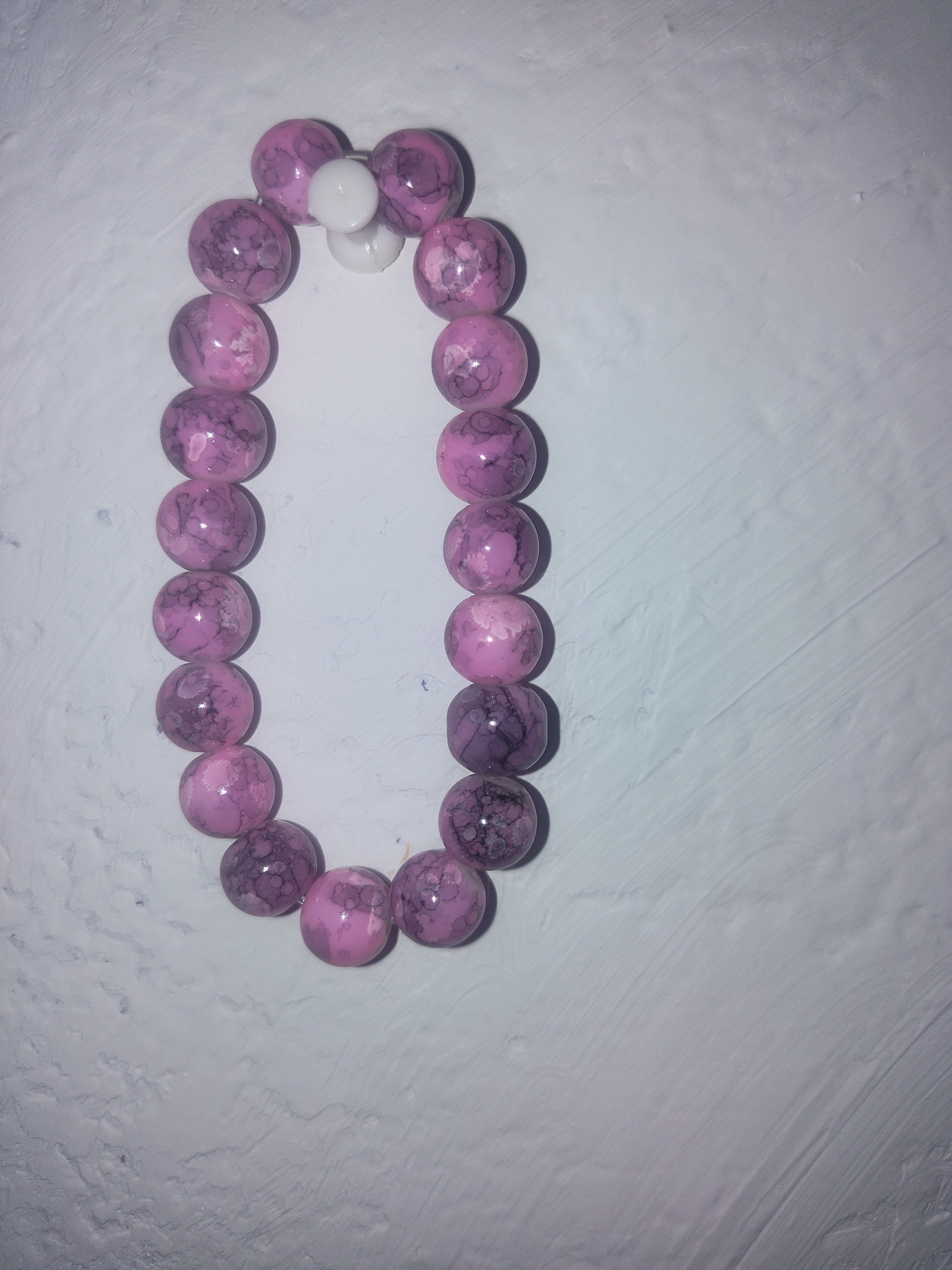 Glass beaded bracelet