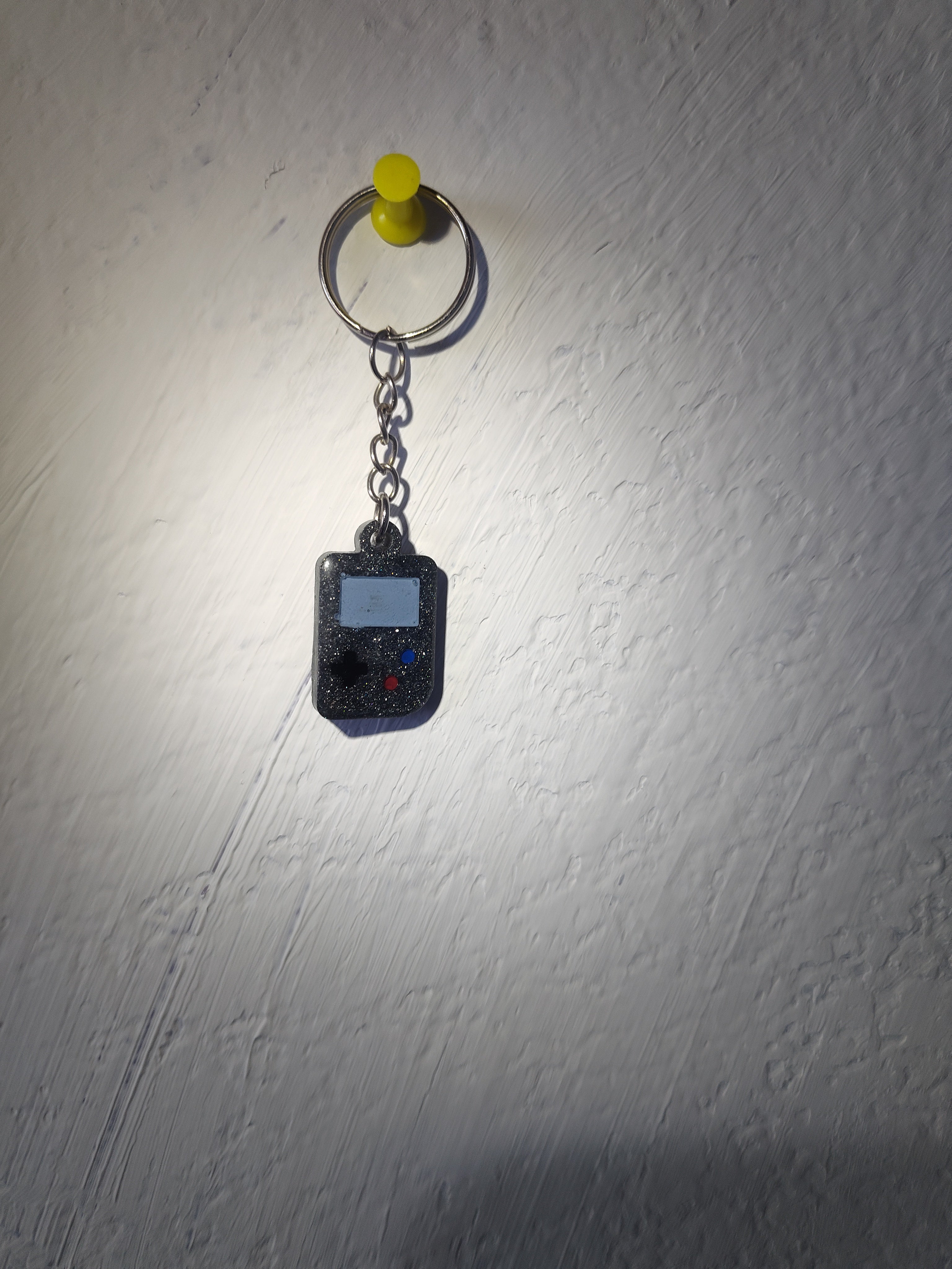 Small resin keychain