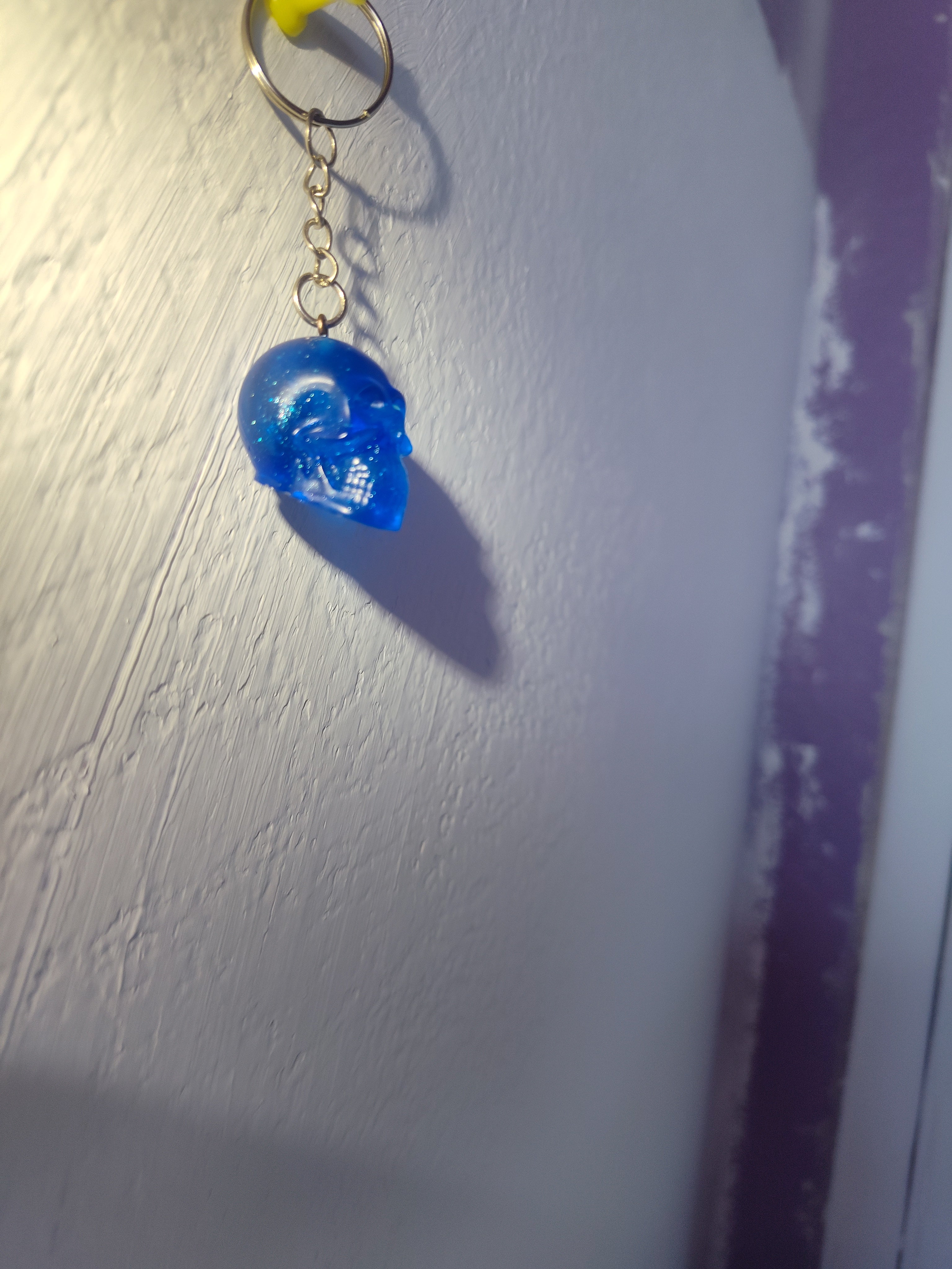Small resin keychain