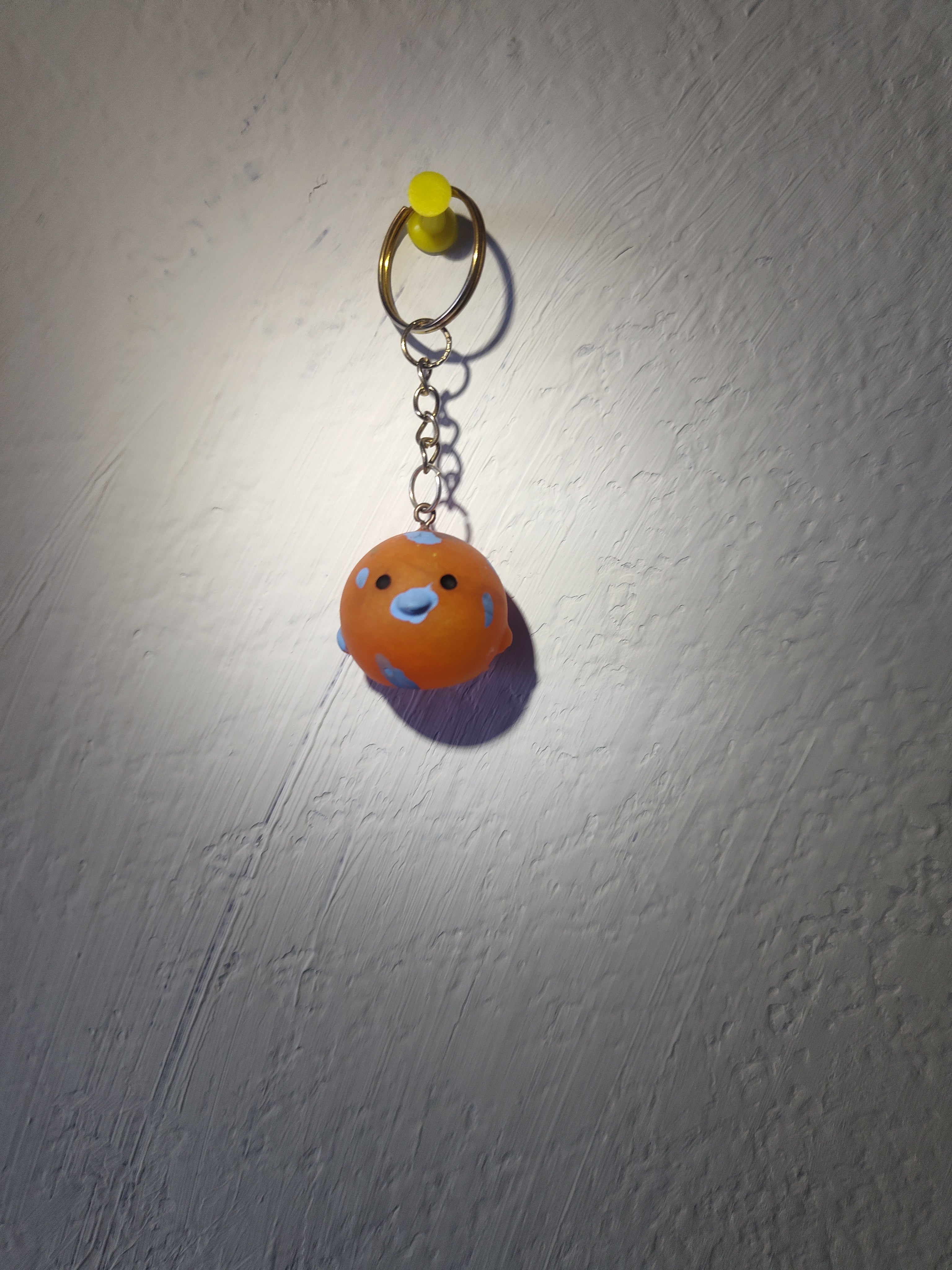 Small resin keychain